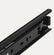 Skuffeskinne 45 kg - sort 400mm - 750mm