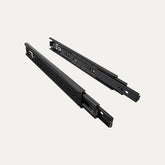 Skuffeskinne 45 kg - sort 400mm - 750mm