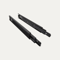 Skuffeskinne 45 kg - sort 400mm - 750mm