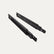 Skuffeskinne 45 kg - sort 400mm - 750mm